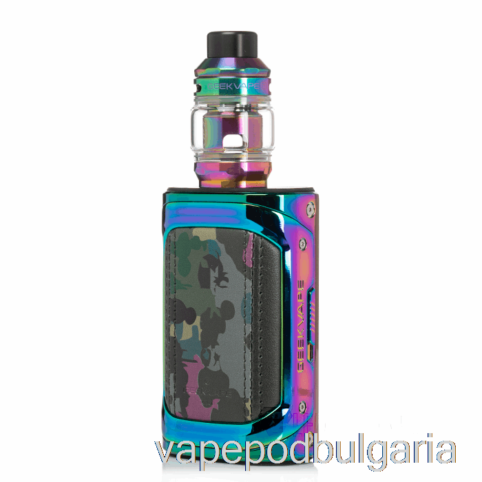 Vape 10000 Дръпки Geek Vape T200 Aegis Touch Starter Kit Rainbow